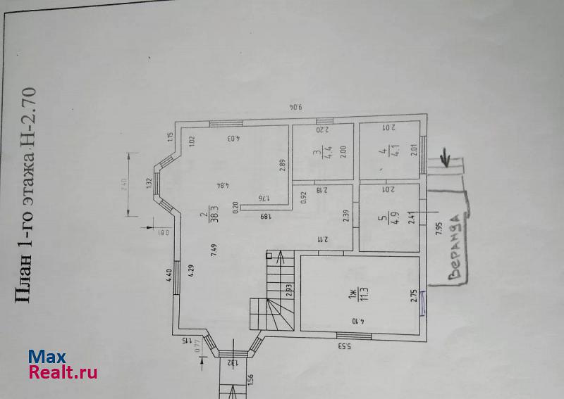 Зеленоградск поселок Луговское дом купить