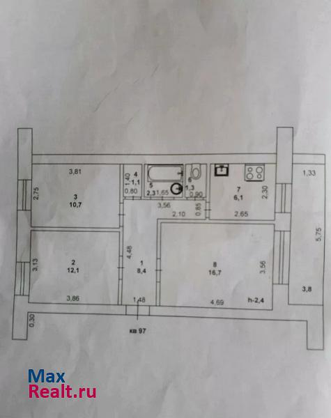 2-й микрорайон, 4 Козьмодемьянск квартира