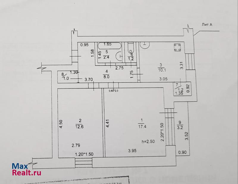 поселок городского типа Приютово, улица Калинина, 18 Приютово продам квартиру