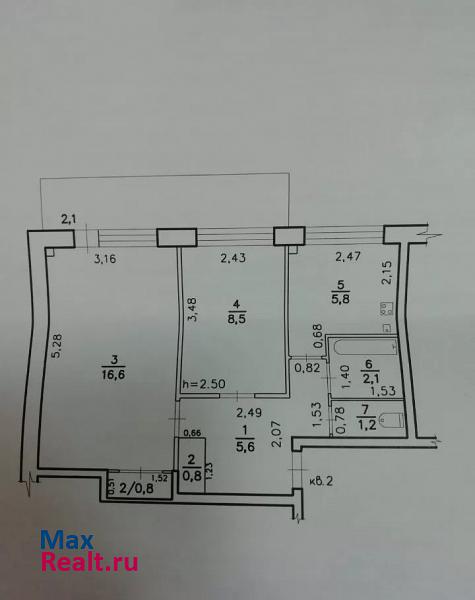 3-й микрорайон, 325 Краснокаменск квартира