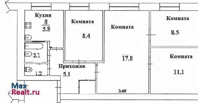 Заводская улица, 20 Ясногорск квартира