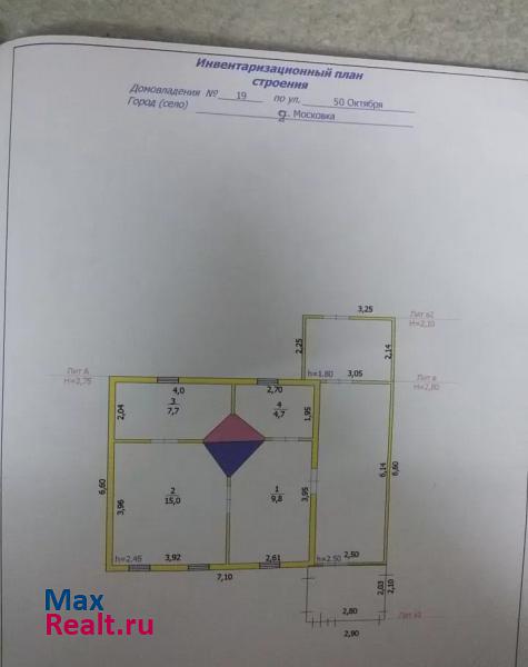 купить частный дом Усмань д. Московка (Никольский с/с), ул 50 лет Октября д.19