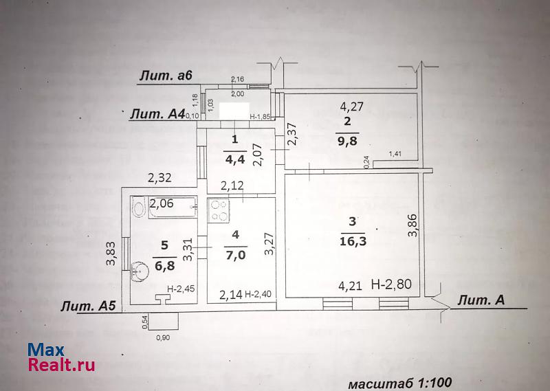 поселок Прибрежный, 2-я Совхозная улица Новый Оскол продам квартиру