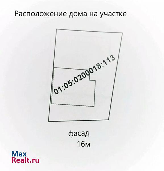 Яблоновский посёлок городского типа Яблоновский, Цветочная улица, 14 продажа частного дома