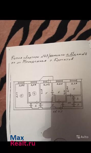 ул Молодежная 8 Курчатов квартира