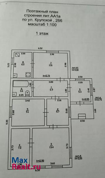 Курганинск улица Крупской, 266 продажа частного дома