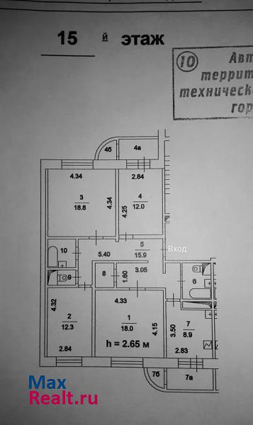 2-я Вольская улица, 1к3 Москва квартира