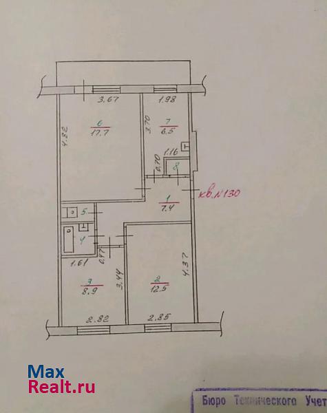 посёлок ЗЯБ, улица Комарова, 11 Набережные Челны квартира