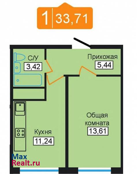 аул Новая Адыгея, Береговая улица, 2 Краснодар квартира