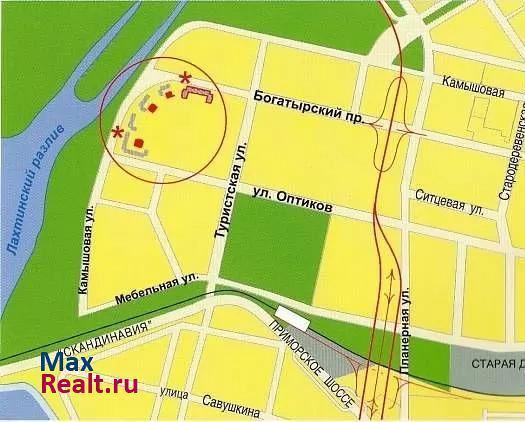 Богатырский проспект, 64к2 Санкт-Петербург купить парковку