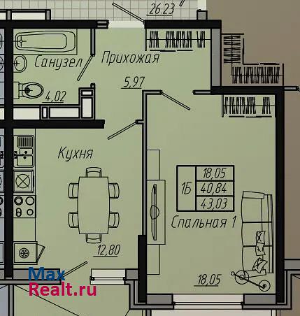 Фестивальный микрорайон, Гаражная улица, 156 Краснодар купить квартиру