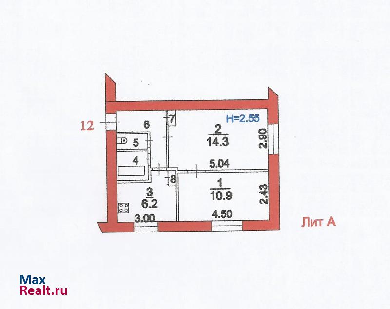 село Шеметово, микрорайон Новый, 10 Богородское квартира
