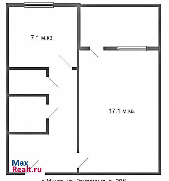 Минск, улица Гамарника, 20к1 Рудня квартира