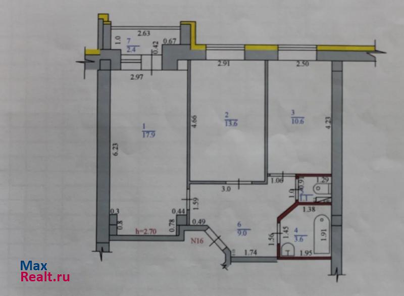 Мкр. 1 дом 19 Губкинский квартира