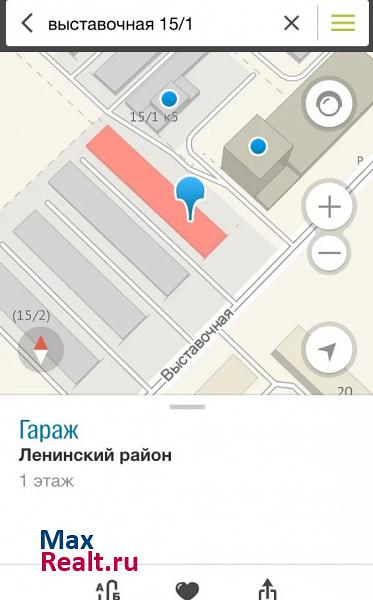 купить гараж Новосибирск Выставочная улица