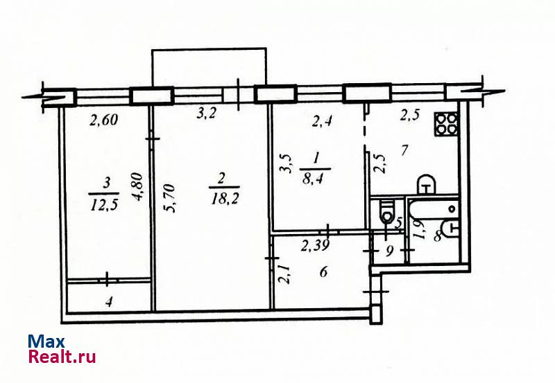 Ош, улица Ленина, 48 Воркута продам квартиру