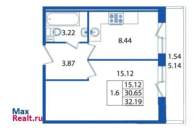 Муринское городское поселение, Охтинская аллея, 8 Мурино купить квартиру