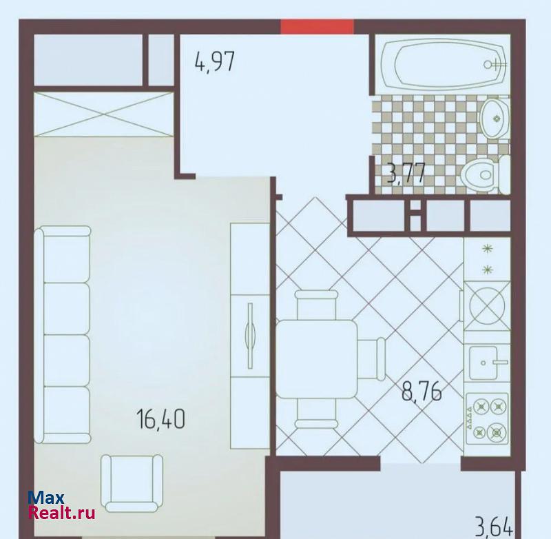 микрорайон Центральный, улица Коммунаров, 270к1 Краснодар продам квартиру