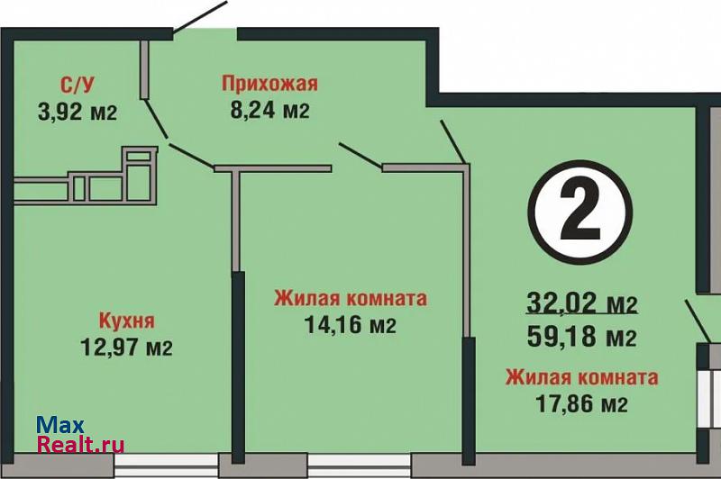 микрорайон Молодёжный, Душистая улица, 60 Краснодар продам квартиру