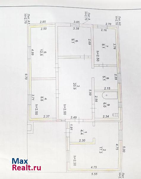 Кантемировка рабочий посёлок Кантемировка, Комсомольская улица, 62 частные дома