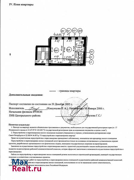 Поварской переулок, 5 Санкт-Петербург купить квартиру