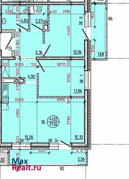 микрорайон Топкинский, жилой комплекс Видный-2 Иркутск квартира