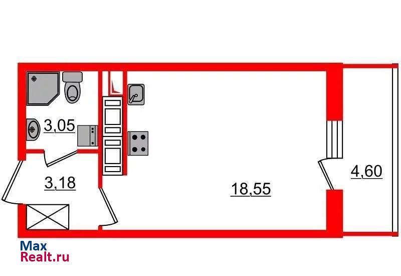 Муринское городское поселение, Воронцовский бульвар, 20к3 Мурино продам квартиру