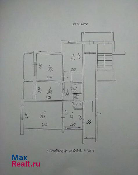 Челябинск проспект Победы, 384А квартира купить без посредников