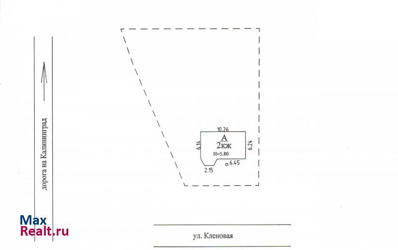 Калининград посёлок Петрово, Кленовая улица, 1 дом купить