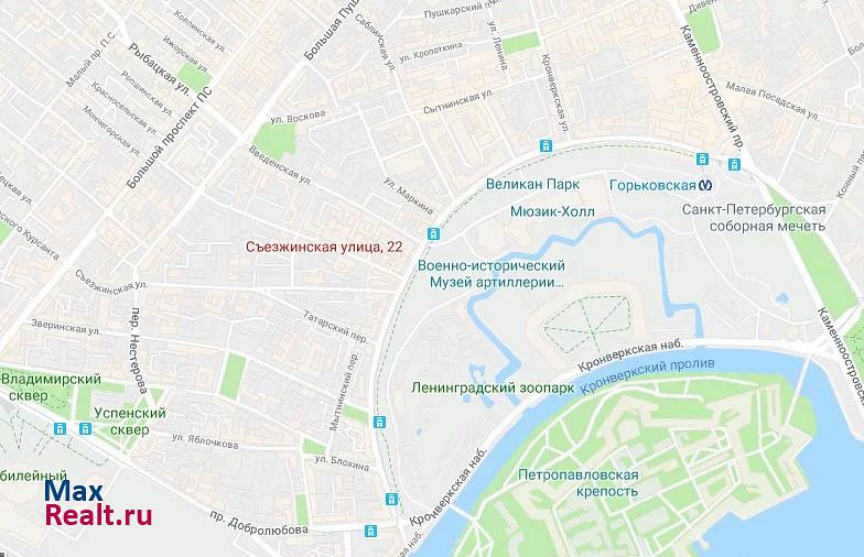 Санкт-Петербург Съезжинская улица, 22 квартира купить без посредников