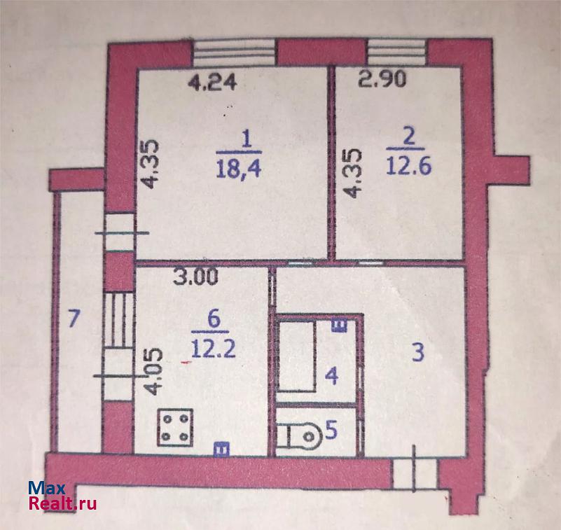 Курск Центральный округ, Школьная улица, 48А продажа квартиры